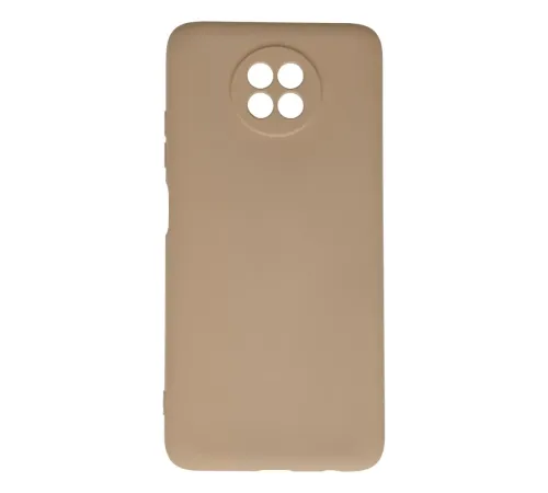 Xiaomi Redmi Note 9 5G Kılıf Nano içi Kadife Silikon - Bej