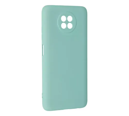 Xiaomi Redmi Note 9 5G Kılıf Nano içi Kadife Silikon - Turkuaz