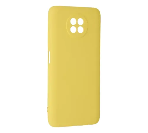 Xiaomi Redmi Note 9 5G Kılıf Nano içi Kadife Silikon - Sarı