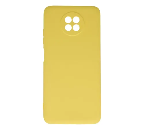 Xiaomi Redmi Note 9 5G Kılıf Nano içi Kadife Silikon - Sarı