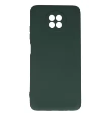 Xiaomi Redmi Note 9 5G Kılıf Nano içi Kadife Silikon - Koyu Yeşil
