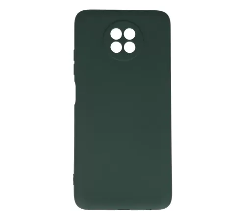 Xiaomi Redmi Note 9 5G Kılıf Nano içi Kadife Silikon - Koyu Yeşil