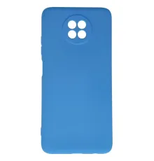 Xiaomi Redmi Note 9 5G Kılıf Nano içi Kadife Silikon - Mavi