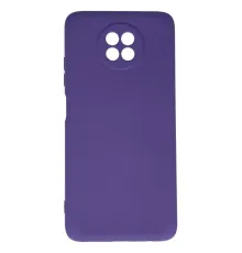 Xiaomi Redmi Note 9 5G Kılıf Nano içi Kadife Silikon - Mor