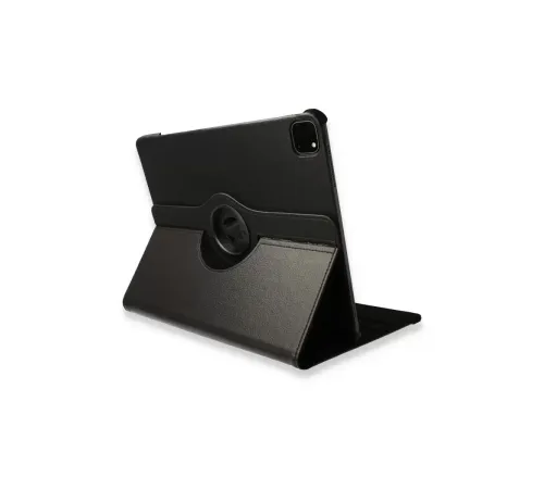 Apple iPad Pro 12.9 (2021) Kılıf 360 Tablet Deri Kılıf - Siyah