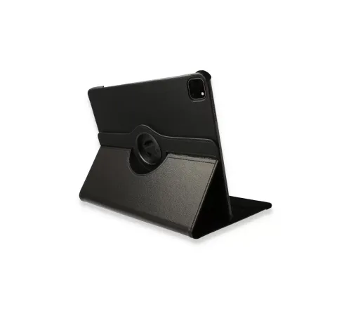 Apple iPad Pro 12.9 (2021) Kılıf 360 Tablet Deri Kılıf - Siyah
