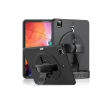Apple iPad Pro 12.9 (2021) Kılıf Strap-C Otterbox Tablet Kapak - Siyah