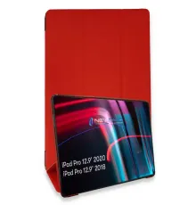 Apple iPad Pro 12.9 (2021) Kılıf Tablet Smart Kılıf - Kırmızı