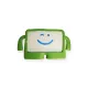 Apple iPad 4 9.7 Kılıf Karakter Tablet Silikon - Yeşil