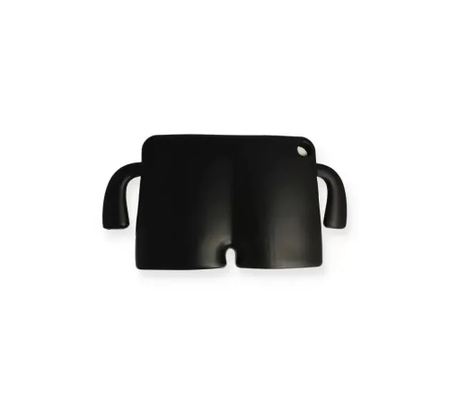 Apple iPad 10.2 (7.nesil) Kılıf Karakter Tablet Silikon - Siyah