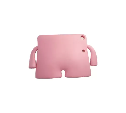 Apple iPad 10.2 (7.nesil) Kılıf Karakter Tablet Silikon - Açık Pembe