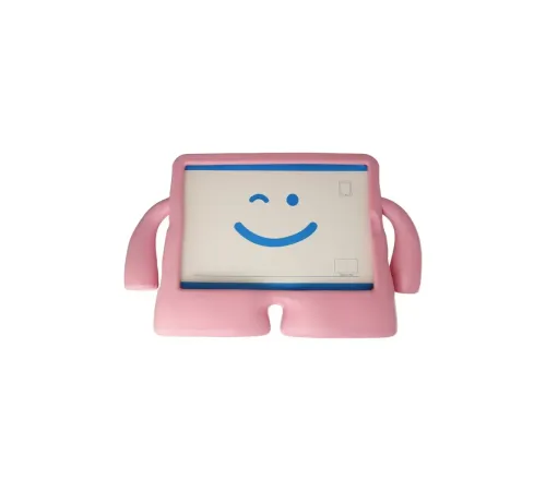 Apple iPad Mini 5 Kılıf Karakter Tablet Silikon - Açık Pembe