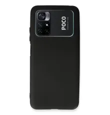 Xiaomi Poco M4 Pro 4G Kılıf First Silikon - Siyah