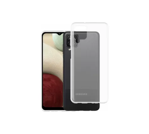 Samsung Galaxy A12 Kılıf Lüx Şeffaf Silikon