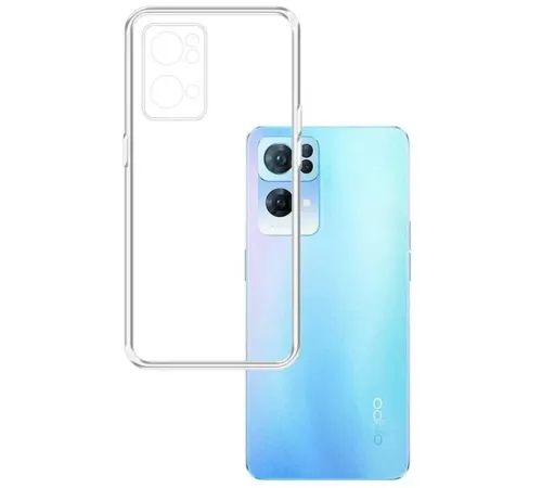 Reno 7 Lite Kılıf Lüx Şeffaf Silikon
