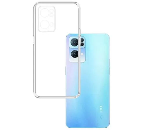 Reno 7 Lite Kılıf Lüx Şeffaf Silikon
