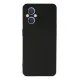 Reno 7 Lite Kılıf Nano içi Kadife Silikon - Siyah