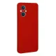 Reno 7 Lite Kılıf Nano içi Kadife Silikon - Kırmızı