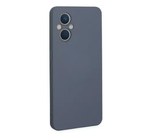 Reno 7 Lite Kılıf Nano içi Kadife Silikon - Gri