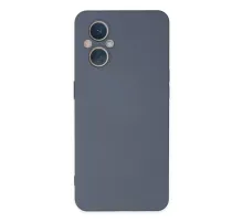 Reno 7 Lite Kılıf Nano içi Kadife Silikon - Gri