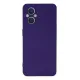 Reno 7 Lite Kılıf Nano içi Kadife Silikon - Mor