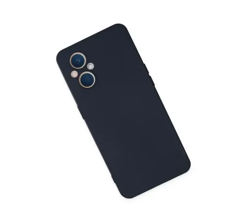 Reno 7 Lite Kılıf Nano içi Kadife Silikon - Lacivert