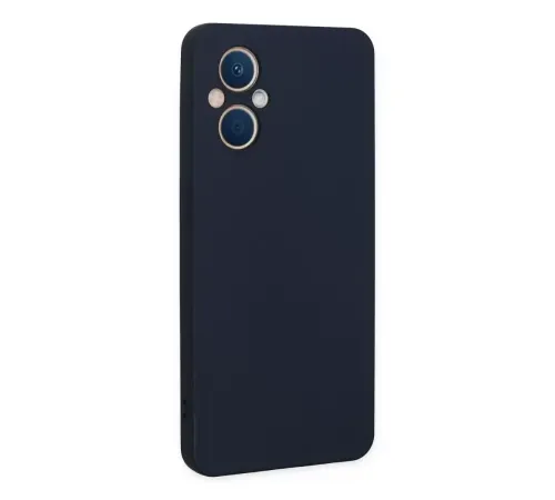 Reno 7 Lite Kılıf Nano içi Kadife Silikon - Lacivert