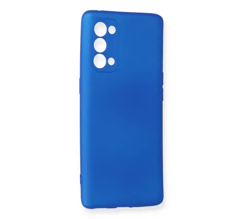 Reno 5 Pro Kılıf First Silikon - Mavi