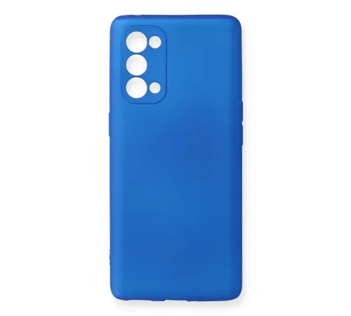 Reno 5 Pro Kılıf First Silikon - Mavi