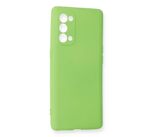 Reno 5 Pro Kılıf First Silikon - Yeşil
