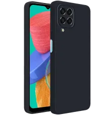 Samsung Galaxy M33 Kılıf First Silikon - Siyah