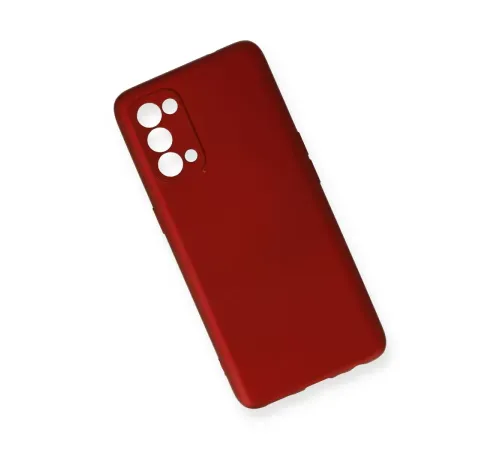 Reno 5 Pro Kılıf First Silikon - Bordo