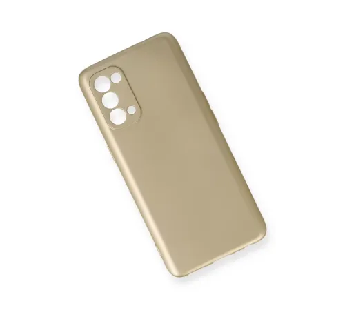 Reno 5 Pro Kılıf First Silikon - Gold