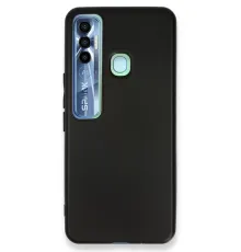 Tecno Spark 7 Pro Kılıf First Silikon - Siyah