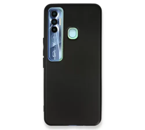 Tecno Spark 7 Pro Kılıf First Silikon - Siyah
