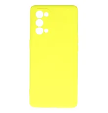 Reno 5 Pro Kılıf First Silikon - Sarı
