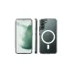 Samsung Galaxy S22 Kılıf Magneticsafe Şeffaf Silikon - Şeffaf