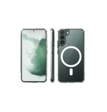 Samsung Galaxy S22 Kılıf Magneticsafe Şeffaf Silikon - Şeffaf