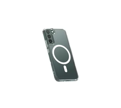 Samsung Galaxy S22 Plus Kılıf Magneticsafe Şeffaf Silikon - Şeffaf