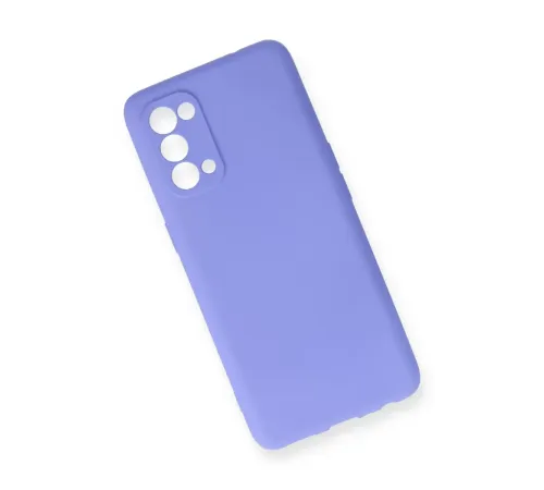 Reno 5 Pro Kılıf First Silikon - Lila