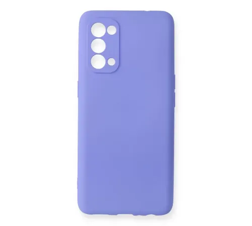 Reno 5 Pro Kılıf First Silikon - Lila