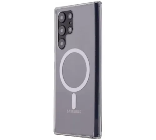 Samsung Galaxy S22 Ultra Kılıf Magneticsafe Şeffaf Silikon - Şeffaf