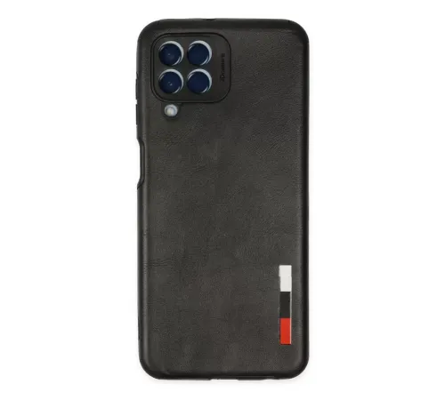 Samsung Galaxy M33 Kılıf Loop Deri Silikon - Siyah