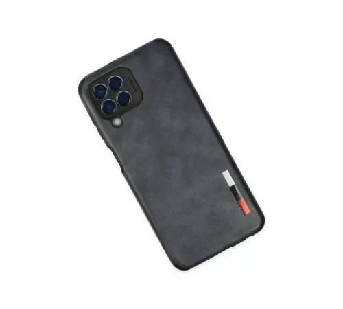 Samsung Galaxy M33 Kılıf Loop Deri Silikon - Lacivert