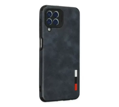 Samsung Galaxy M33 Kılıf Loop Deri Silikon - Lacivert