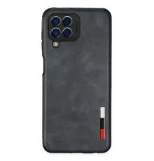 Samsung Galaxy M33 Kılıf Loop Deri Silikon - Lacivert