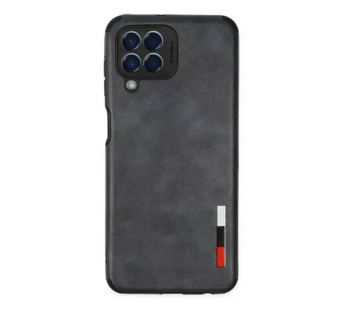 Samsung Galaxy M33 Kılıf Loop Deri Silikon - Lacivert