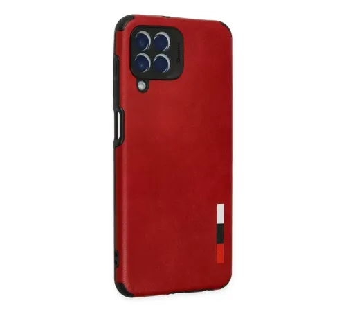 Samsung Galaxy M33 Kılıf Loop Deri Silikon - Kırmızı
