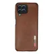 Samsung Galaxy M33 Kılıf Loop Deri Silikon - Kahverengi