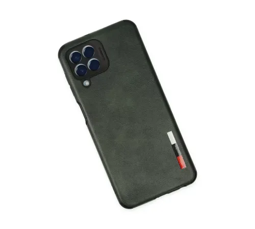 Samsung Galaxy M33 Kılıf Loop Deri Silikon - Yeşil